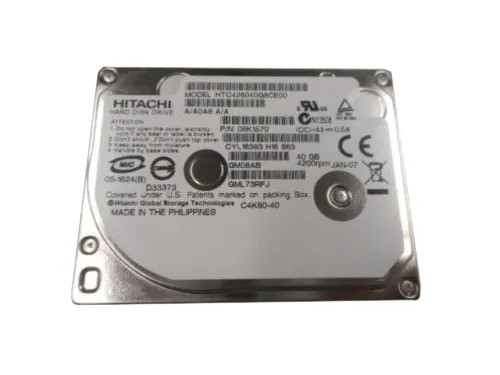 Hitachi 40GB 4200RPM ATA 100 1.8 2MB Cache Hard Drive for Laptops