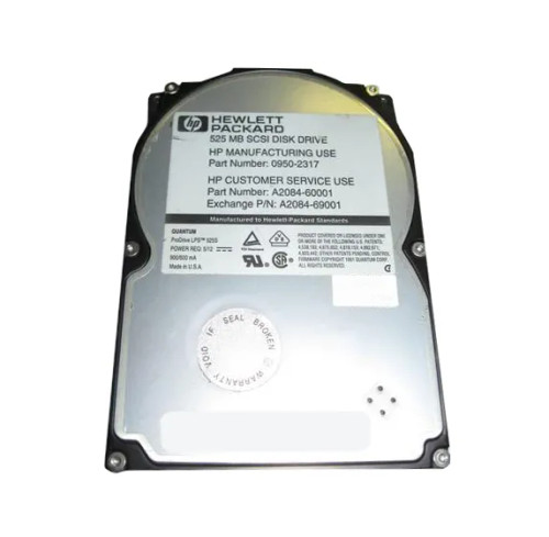 0950-2317 - HP 525MB 4500RPM SCSI 50-Pin 3.5" HDD