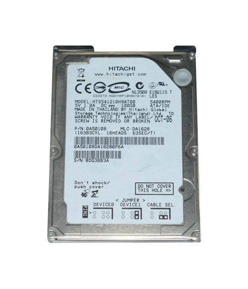 Hitachi 100GB 5400RPM ATA 100 2.5 8MB Cache Travelstar Hard Drive compatible with laptops