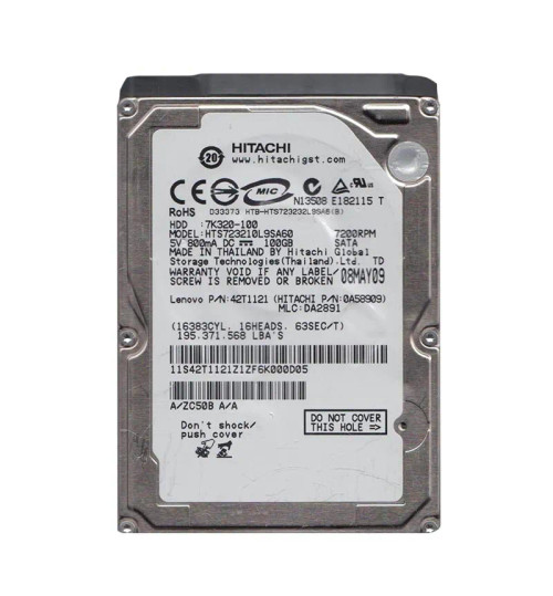 0A58909 - Hitachi 100GB 7200RPM SATA 2.5" HDD