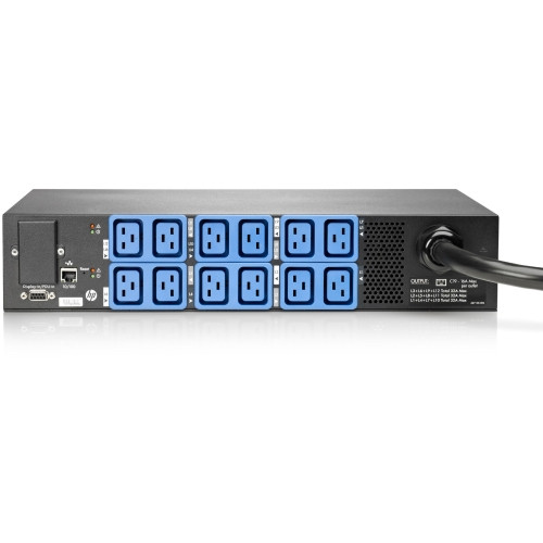 AF537A - HP 17.3kVA Three Phase 12 Outlet 2U PDU