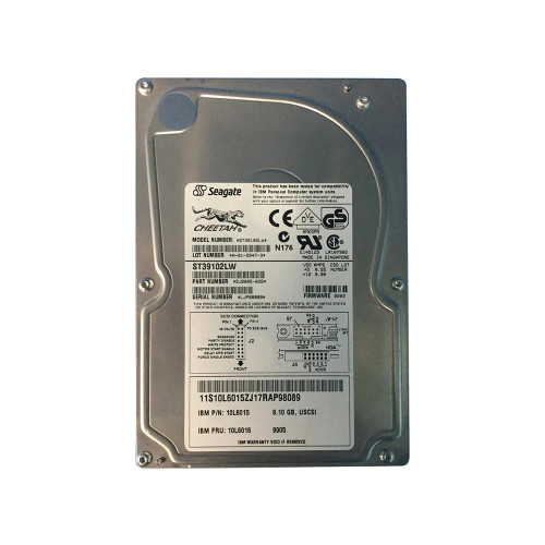 10L6016 - IBM 9.1GB 10000RPM Ultra2 SCSI 68-Pin 3.5" HDD