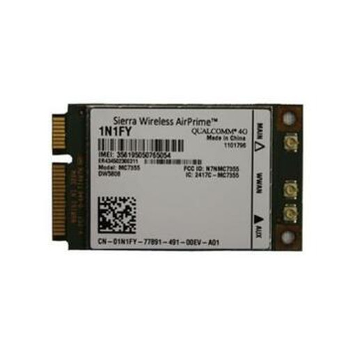 1N1FY - Dell Sierra AirPrime 4G LTE/HSPA+ GPS 100Mbps Wireless Network Card