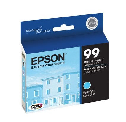 T099520 - Epson 99 Light Cyan Ink Cartridge Print Supply