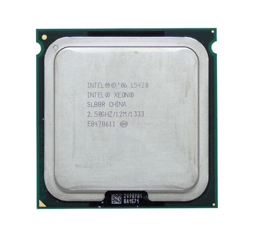 Intel Xeon L5420 Quad Core processor for LGA771 socket servers - 2.50GHz, 1333MHz FSB, 12MB L2 Cache - BX80574L5420A