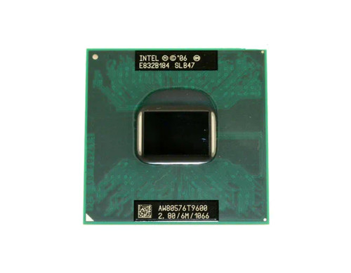 Intel Core 2 DUO T9600 2.8GHz Processor for Socket P 45NM - BX80576T9600 - Compatible with Mobile Devices