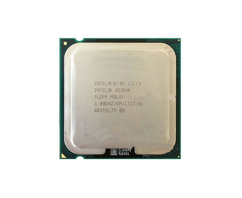 224-5290 - Dell 3.00GHz 1333MHz FSB 6MB L2 Cache Socket LGA775 Intel Xeon L3110 2-Core Processor