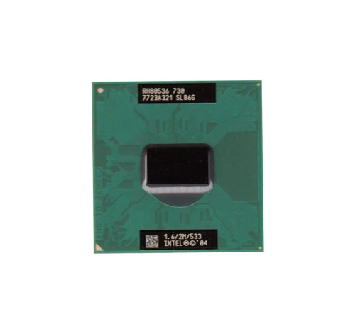 HP 1.60GHz 533MHz FSB 2MB L2 Cache Socket PGA478 Intel Pentium M 730 1-Core Processor for laptops