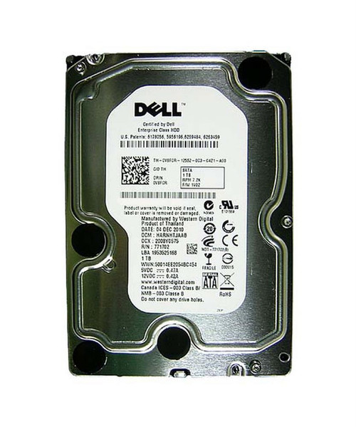 03352N - Dell 1TB 7200RPM SATA 3Gb/s 3.5" HDD