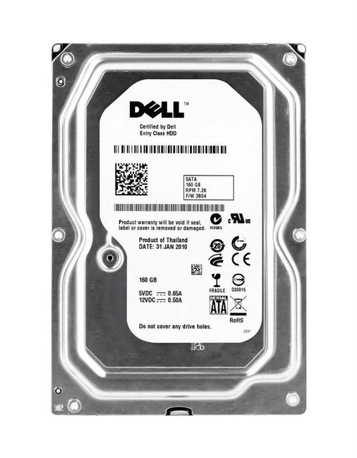 0D6001 - Dell 160GB 7200RPM SATA 3.5-inch Hard Drive