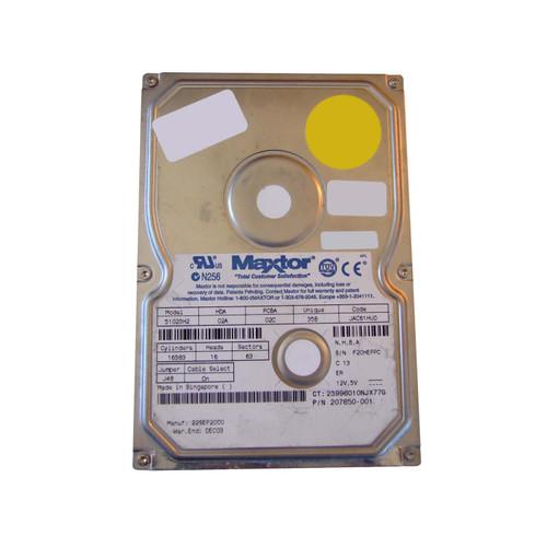 192058-001 - Compaq 10GB 7200RPM 2MB 3.5" IDE HDD