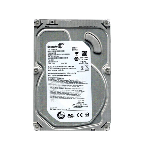 1AH166-500 - Seagate 2TB 5900RPM SATA 6Gb/s 3.5" HDD