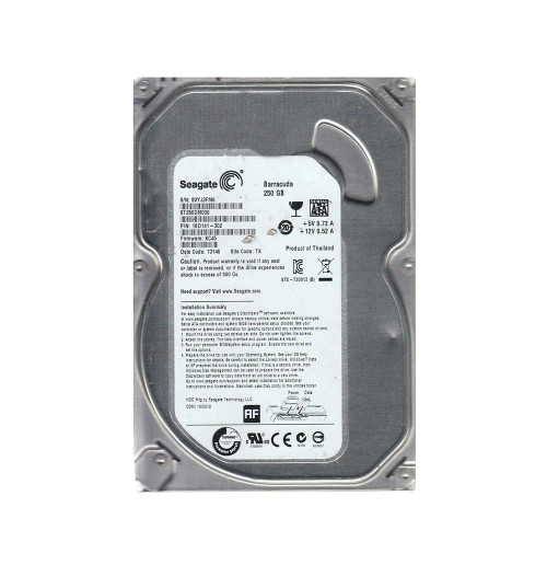 Seagate 1BD141-302 BarraCuda 7200.14 250GB SATA 6Gb/s Hard Drive