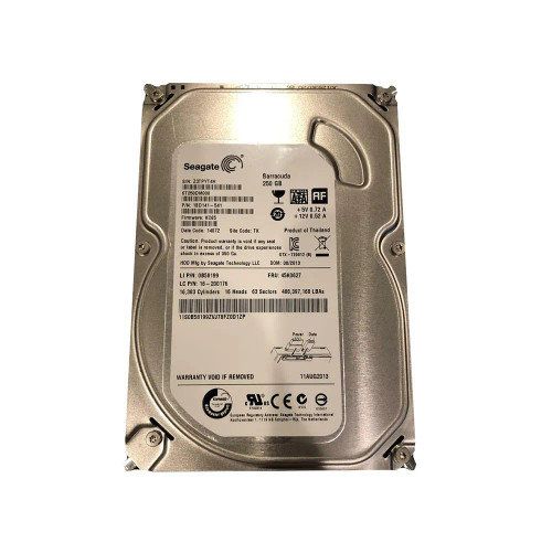1BD141-541 - Seagate 250GB 7200RPM SATA 6Gb/s 3.5" HDD