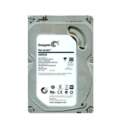 1CH164-515 - Seagate 2TB 7200RPM SATA 6Gb/s 3.5" HDD