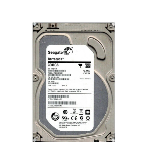 1CH166-842 - Seagate 3TB 7200RPM SATA 6Gb/s 64MB 3.5" HDD