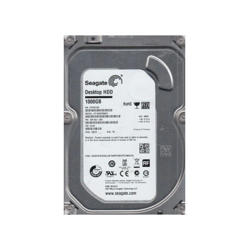 1ER162-300 - Seagate 1TB 7200RPM SATA 6Gb/s 3.5" HDD