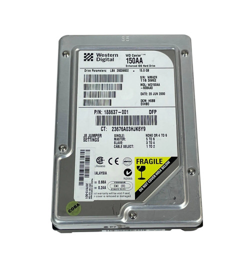 207615-001 - Compaq 15GB IDE Internal Hard Disk Drive