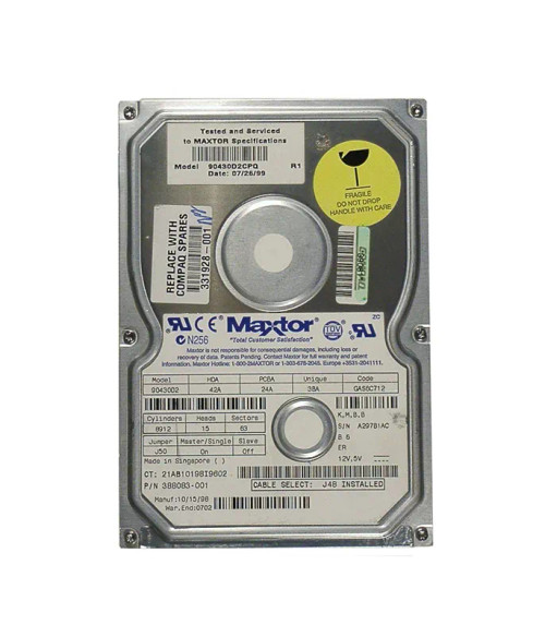 388083-001 - HP 4.3GB 4500RPM IDE 3.5" HDD