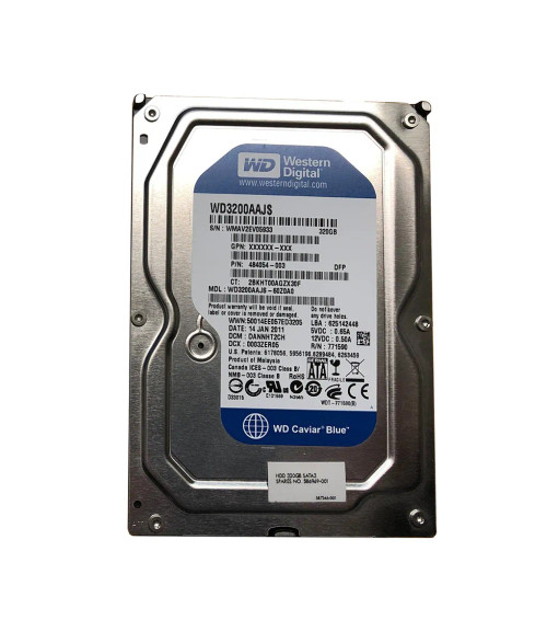 587346-001 - HP 320GB 7200RPM SATA 3.5" HDD