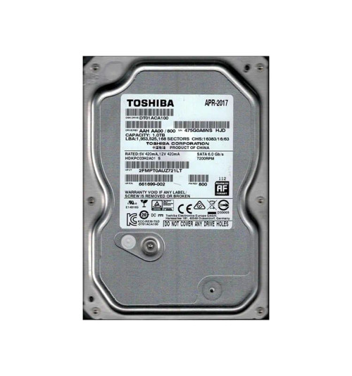 661699-002 - HP 1TB 7200RPM SATA 6Gb/s 3.5" HDD