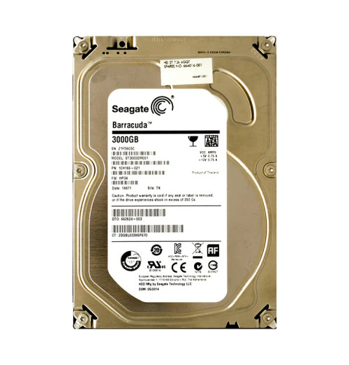 662624-003 - HP 3TB 7200RPM SATA 6Gb/s 3.5" HDD