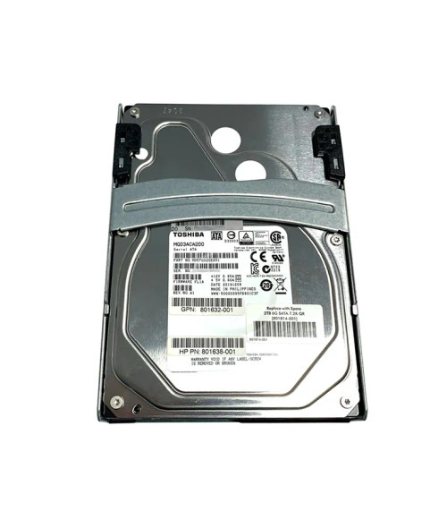 801814-001 - HP 2TB 7200RPM SATA 6Gb/s 3.5" HDD