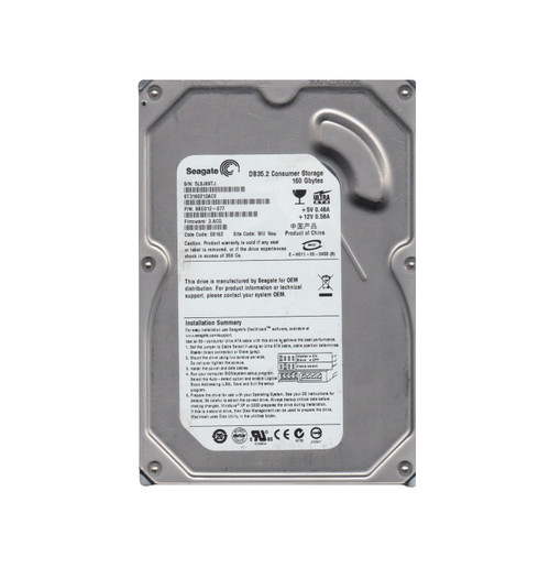9BE012-077 - Seagate 160GB 7200RPM IDE 2MB 3.5" HDD