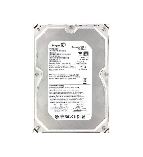 9BJ13E-069 - Seagate 250GB 7200RPM SATA 3Gb/s 3.5" HDD