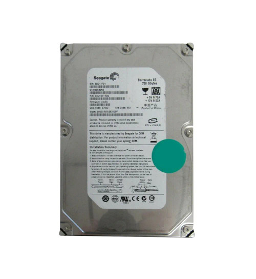 9BL148-502 - Seagate 750GB 7200RPM SATA 3Gb/s 3.5" HDD