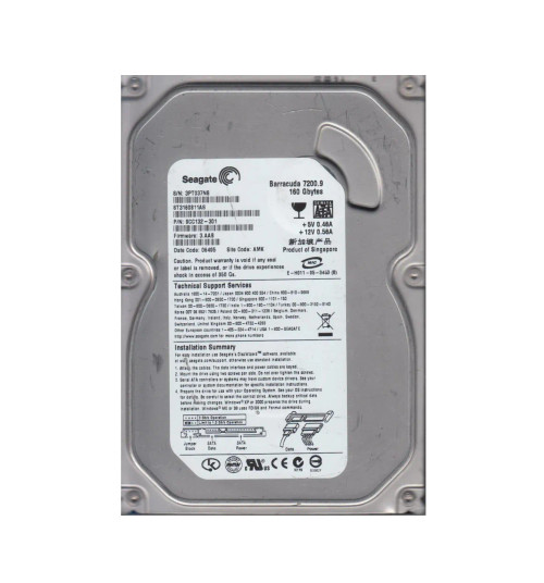 9CC132-301 - Seagate 160GB 7200RPM SATA 3Gb/s 3.5" HDD