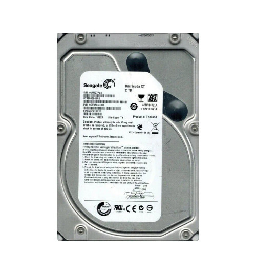 9GV168-300 - Seagate 2TB 7200RPM SATA 6Gb/s 3.5" HDD