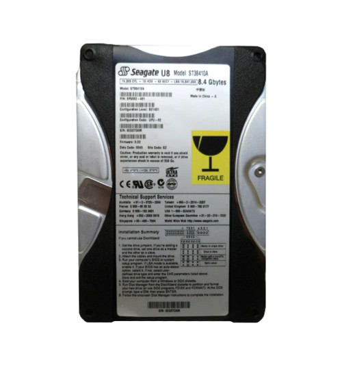 9P5002-401 - Seagate 8.4GB 5400RPM IDE 3.5" HDD