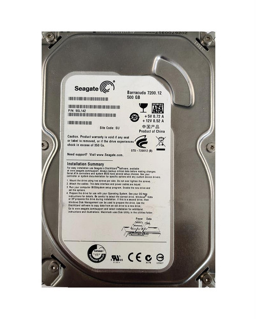 9SL142-899 - Seagate 500GB 7200RPM SATA 3Gb/s 16MB 3.5" HDD