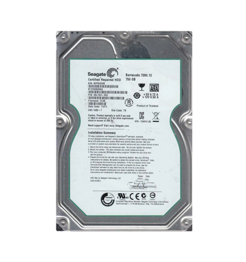 9SL153-303 - Seagate 750GB 7200RPM SATA 3Gb/s 32MB 3.5" HDD