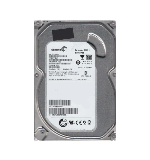 9YP131-020 - Seagate 250GB 7200RPM SATA 8MB 3.5" HDD