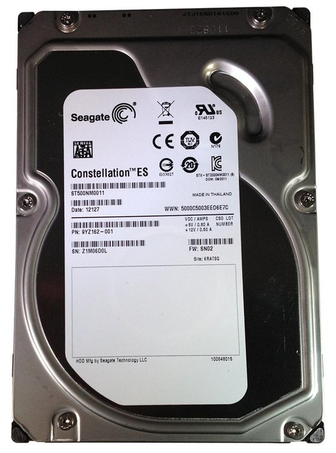 9YZ162-001 - Seagate 500GB SATA 6Gb/s 7200RPM 3.5" HDD