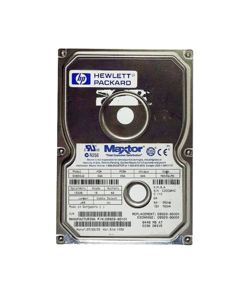D8929-63001 - HP 6.4GB 5400RPM IDE 3.5" HDD