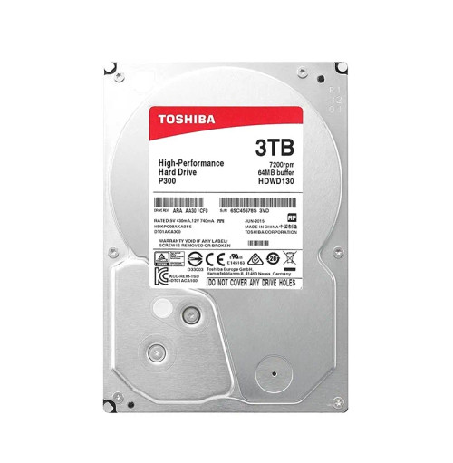 HDKPC08AKA01 - TOSHIBA 3TB 7200RPM SATA 6Gb/s 64MB 3.5" HDD