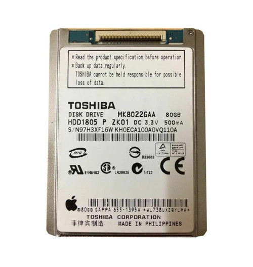 MK8022GA - TOSHIBA 80GB 3600RPM 1.8" IDE HDD