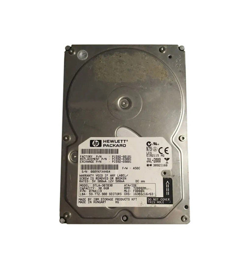 P1592-69001 - HP 30GB 7200RPM 2MB 3.5" IDE HDD