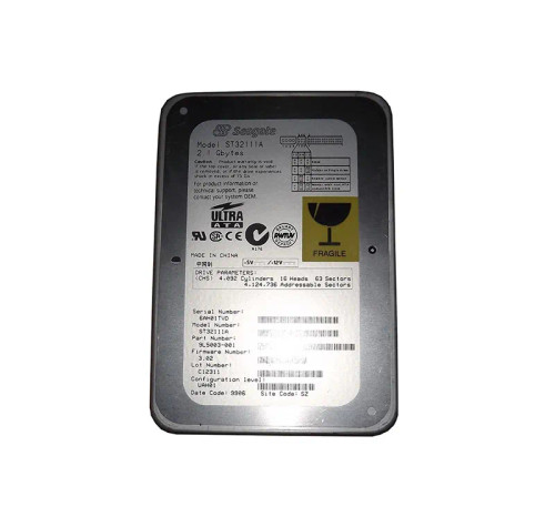 ST32111A - Seagate 2GB 4500RPM ATA 3.5" HDD