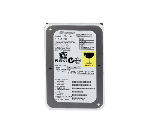 ST34323A - Seagate 4.3GB 4500RPM IDE 3.5" HDD