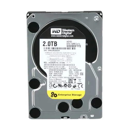 WD20003FYYS - Western Digital 2TB 7200RPM SATA 3Gb/s 64MB 3.5" HDD
