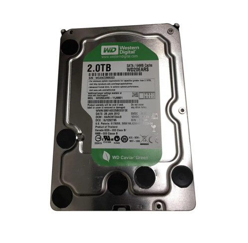 WD20EARS-11J99B1 - Western Digital 2TB 5400RPM SATA 3Gb/s 64MB 3.5" HDD