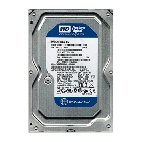 WD2500AAKS-60L9A1 - Western Digital 250GB 7200RPM SATA 3.5" 16MB HDD