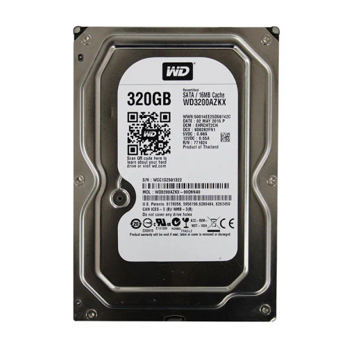 WD3200AZKX - WESTERN DIGITAL 320GB 7200RPM SATA 3.5" HDD
