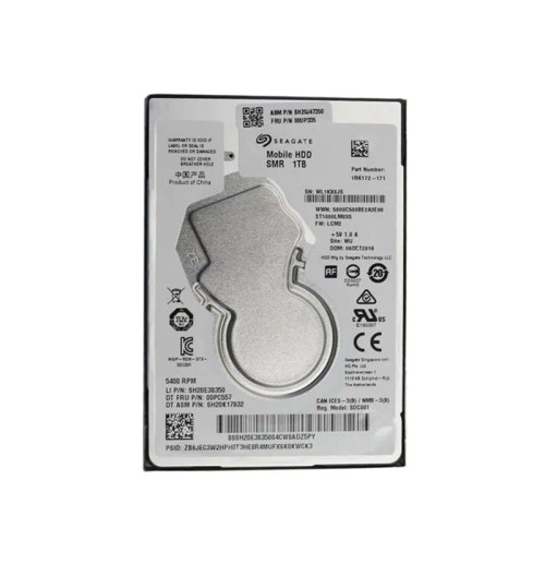 00UP335 - Lenovo 1TB 5400RPM SATA 6Gb/s 2.5" HDD
