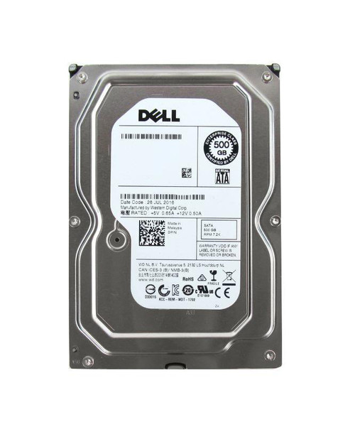 0J902R - Dell 500GB 7200RPM SATA 6Gb/s 2.5" HDD