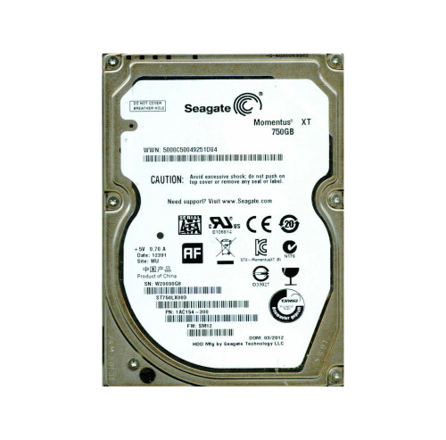 1AC154-300 - Seagate 750GB 7200RPM SATA 6Gb/s 2.5" Hybrid Drive